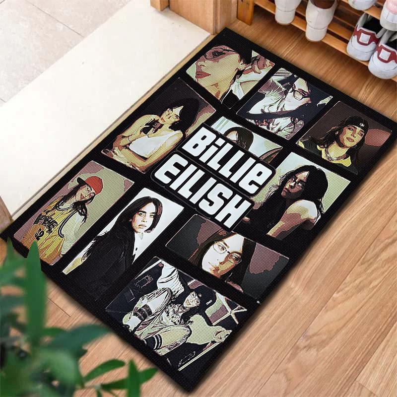 Billie Eilish Carpet Rug for Living Room Bedroom Home Sofa Decoration,Kids Play Non-slip Floor Mat