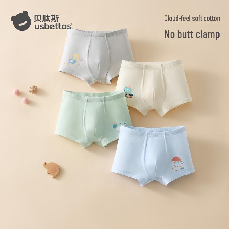 Детские антибактериальные хлопковые боксеры Beitasi 110-120