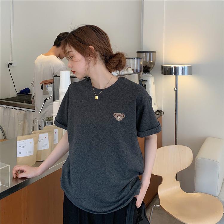 

Summer Fashion Women Short Sleeve O Neck Casual Pullover T Shirt Blouse Top M
