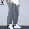 PLAYBOY Men's Loose Fit Ice Silk Tapered Jeans