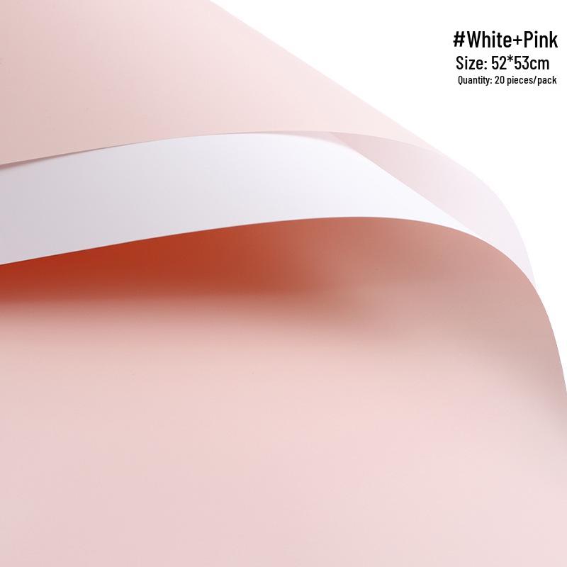 Extra Thick 8.5 Silk HD Morning Mist Matte Waterproof Florist Paper for Fresh Flower Wrapping