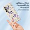 For Samsung Galaxy A36 5G Case Purple Butterflies Pattern Printing Straight Edge TPU Phone Back Cover
