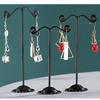3x Iron T Bar Earring Necklace Jewelry Display Stand Rack