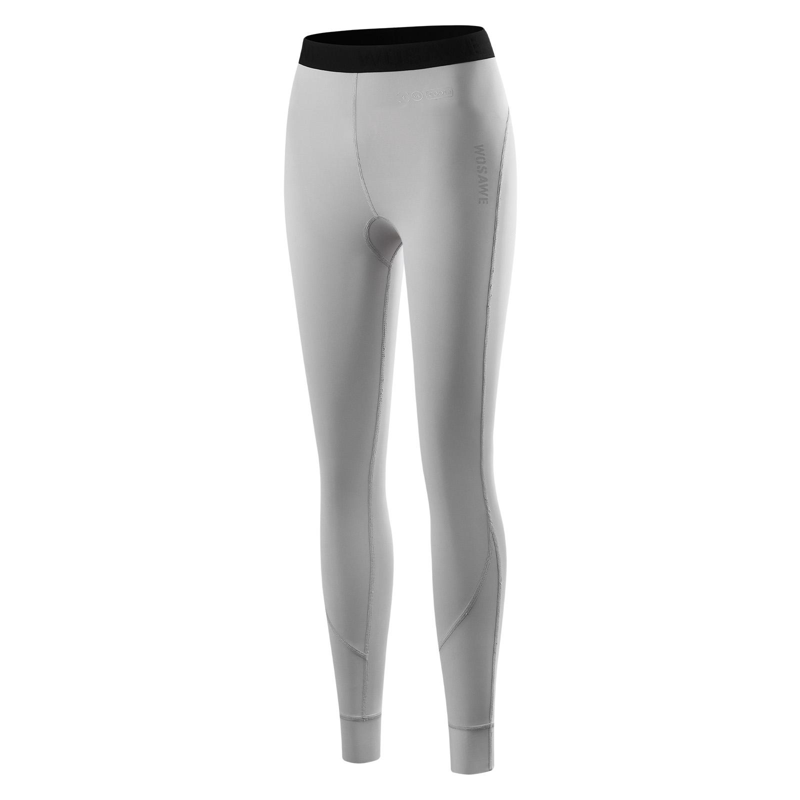 

Wosawe Женский весенний базовый слой для велоспорта МТБ влагоотводящий комплект термобелья для горного и шоссейного велоспорта Женская велосипедная одежда XL серый