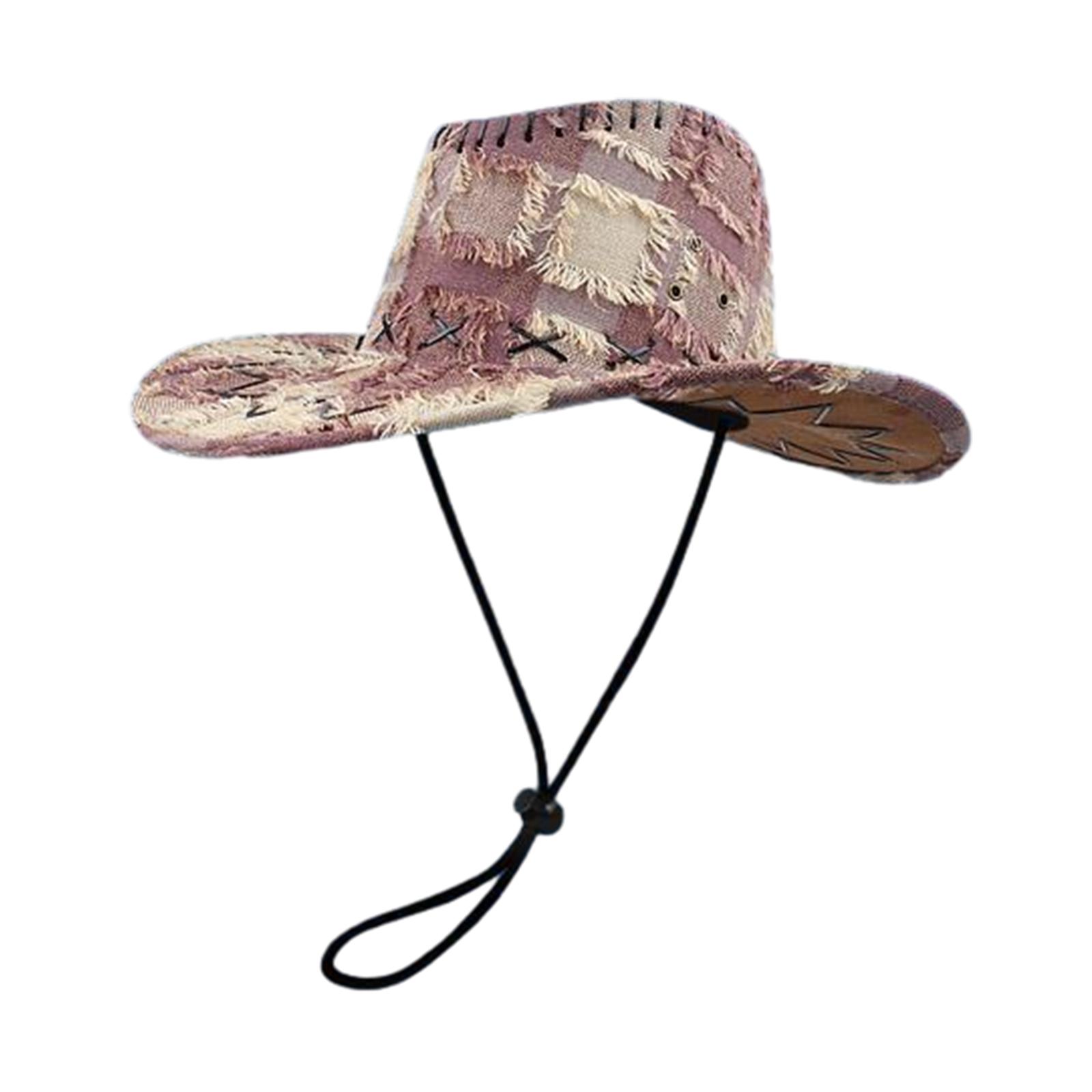 

Unisex Sweet Cool Cowboy Hat Multipurpose Head Cap Ornament Household Supplies for Children Girl Birthday Holiday
