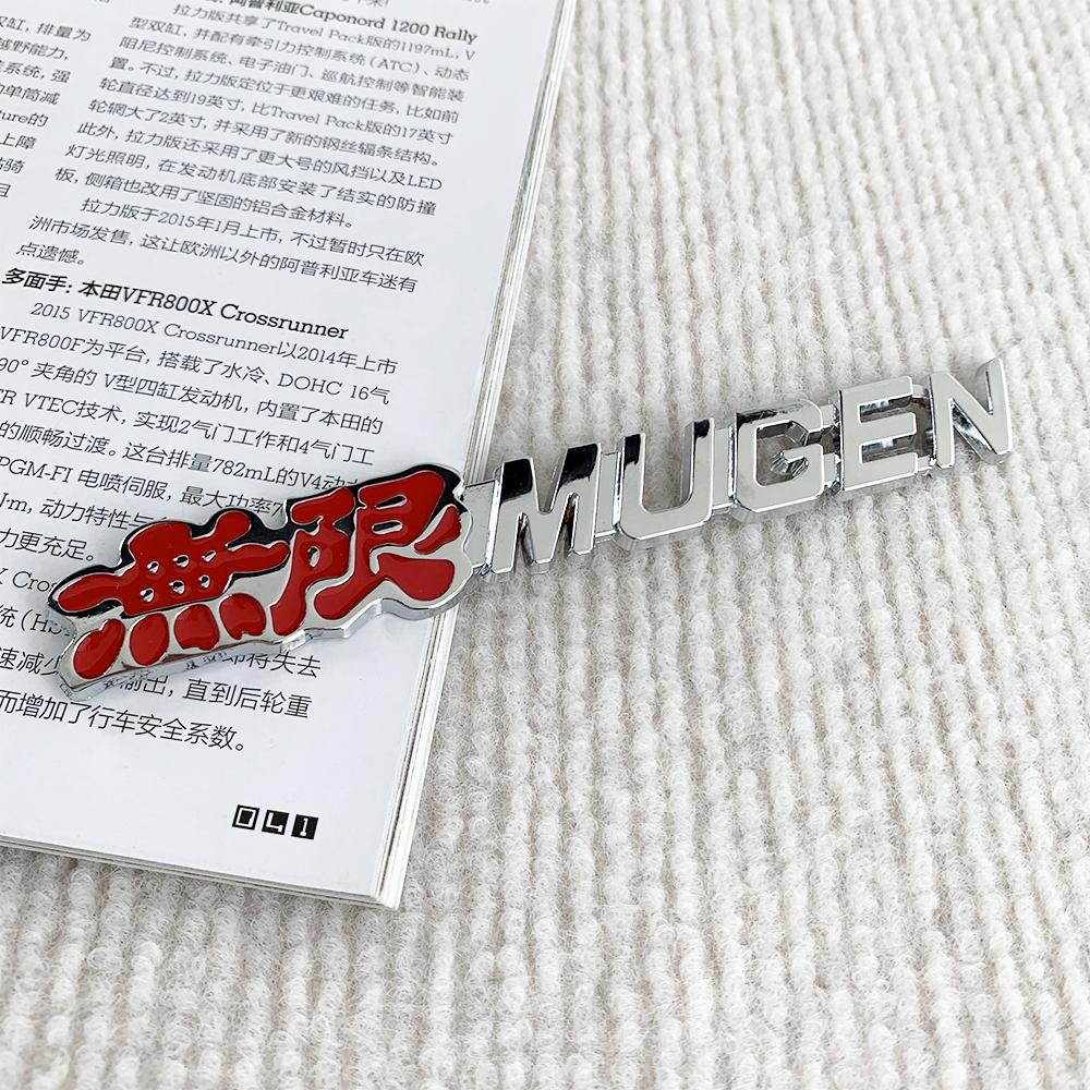 3D-Metall-Emblem für den vorderen Kühlergrill des Autos, R-Typ, Aufkleber mit Logo für Honda CIVIC FD2 FD FA 5 Mugen