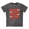 Ramones Unisex Adult Concert Stone Wash T-Shirt