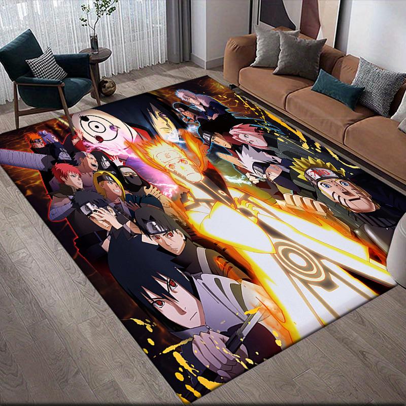 

Naruto Square Area Rug, Non-Slip Floor Mat for Living Room, Perfect Gift for Naruto Fans.chl 60x90cm