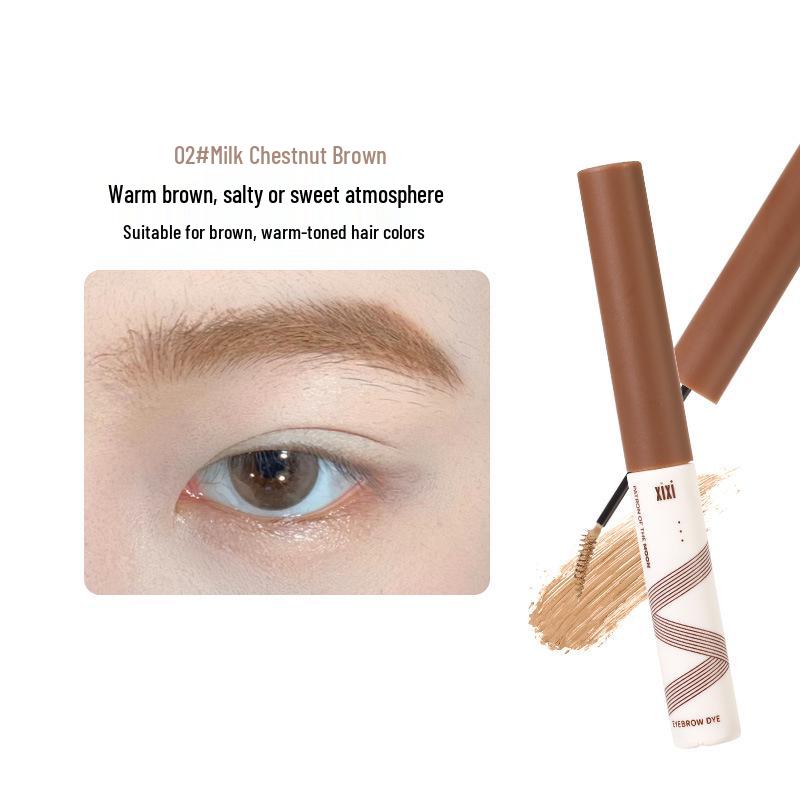 XIXI Pure Wild Natural Eyebrow Cream for Fluffy, Distinct Strands - Ideal for Wild Brows and Beginner Beauty Makeup.