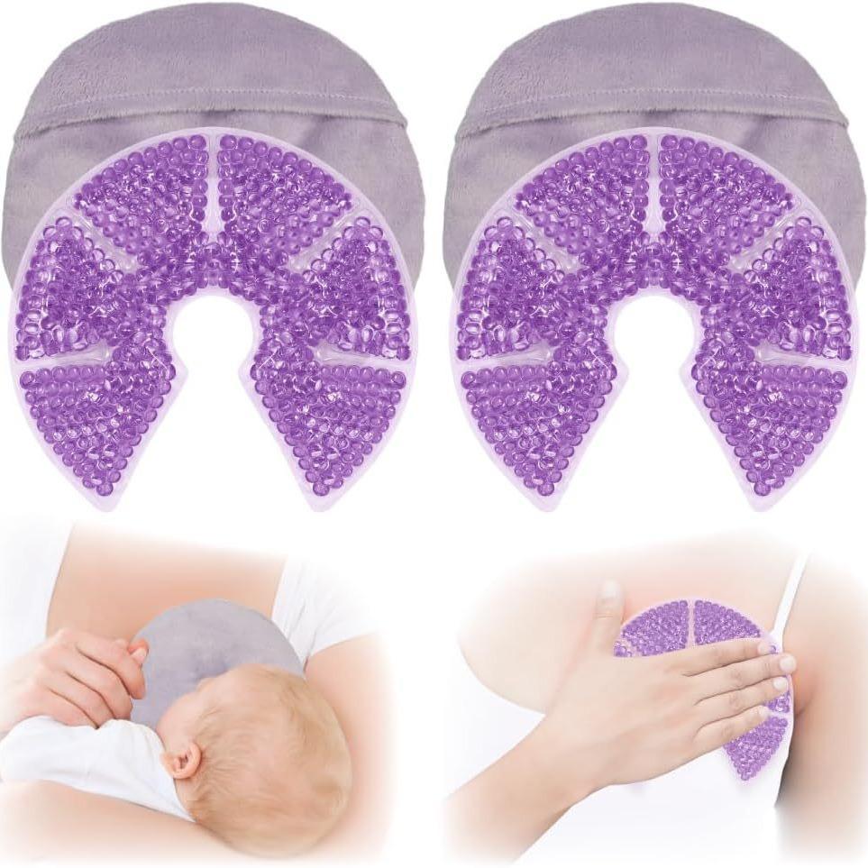 Stillkompresse zur Linderung bei Milchstau, Massage & Pflege der Milchgänge