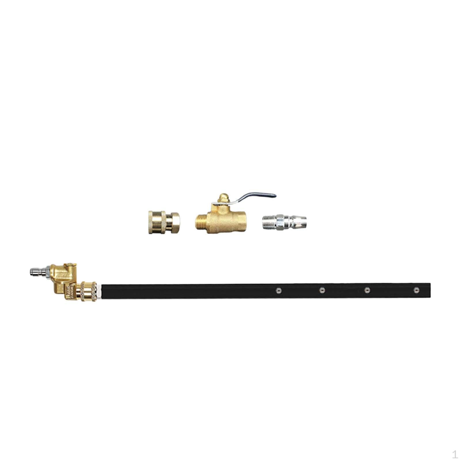 

1/4 быстроразъемная мойка высокого давления, аксессуары для метлы, длина 60 см, высокий распылитель 60cm Black