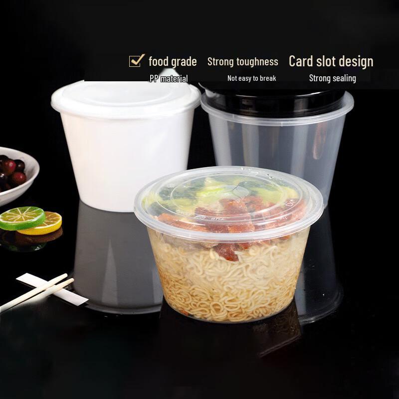 HUIHUADU Disposable 850ml Takeaway Soup Bowls