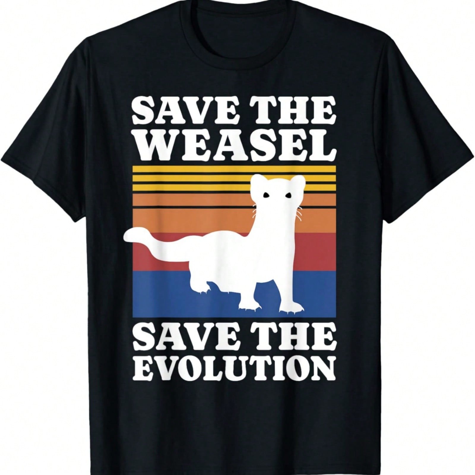 Save The WEASELS T-Shirt Animal WEASEL T-Shirt S разноцветный