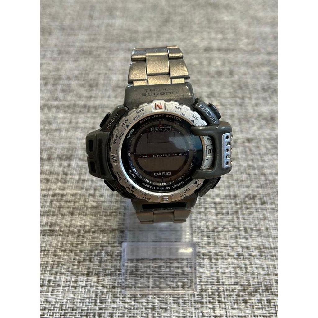 Used CASIO PRO TREK Triple Sensor Watch Main Unit