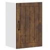 VidaXL Wall-mounted Kitchen Cabinet Lucca Smoked Oak Engineered Wood, Wall-mounted Kitchen Furniture, Cabinet for Kitchen Wall, 853792