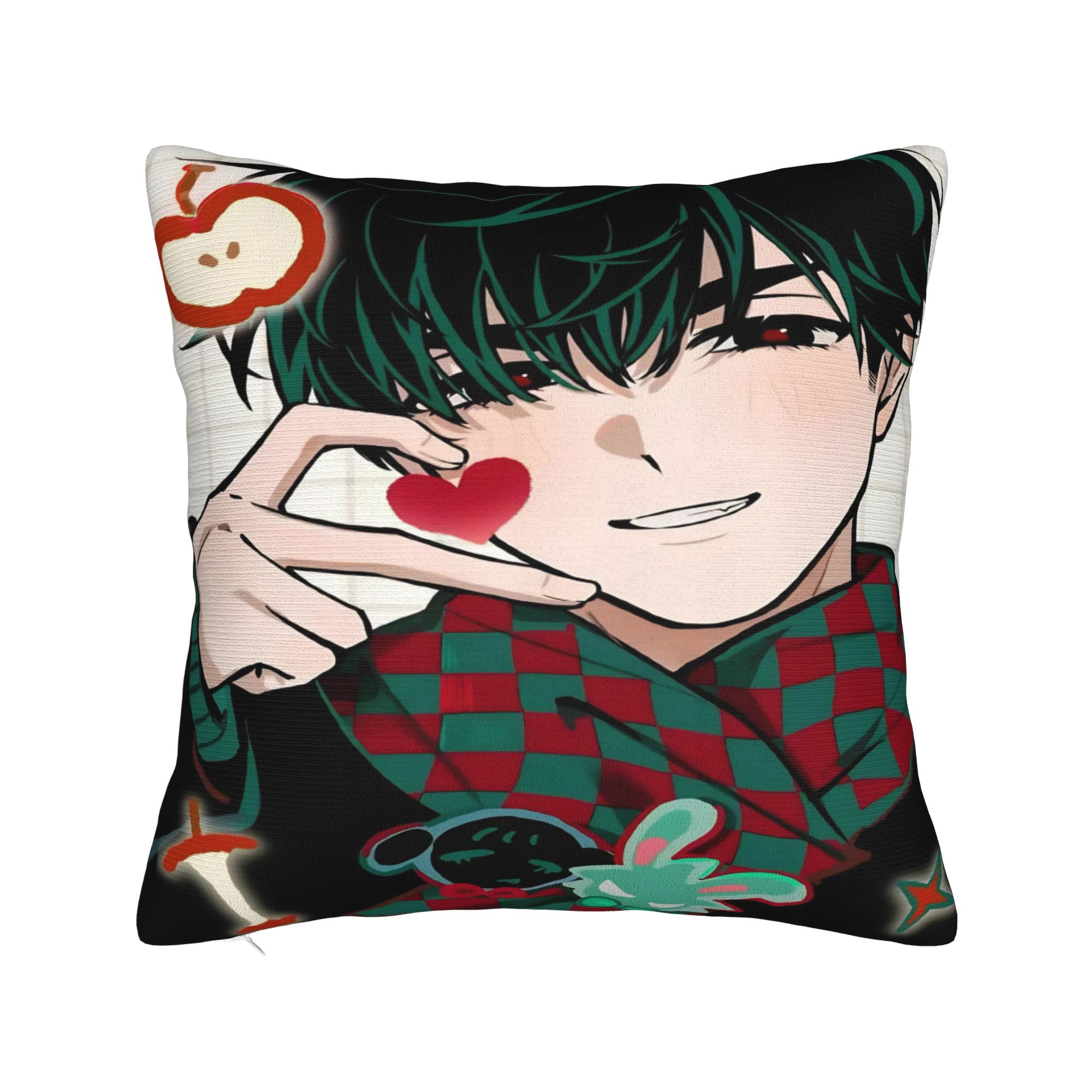 

Ivan Alien stage Anime Printing Pillowcases Cushion Cover Throw Pillow Cover Y2K Chair Decoration Zippered Multi-Size 12x12in 30X30cm