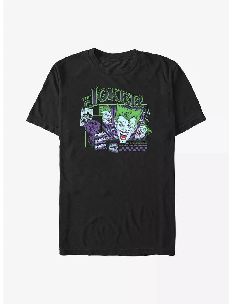Comics BatUnisex Joker Trip Black TShirt S