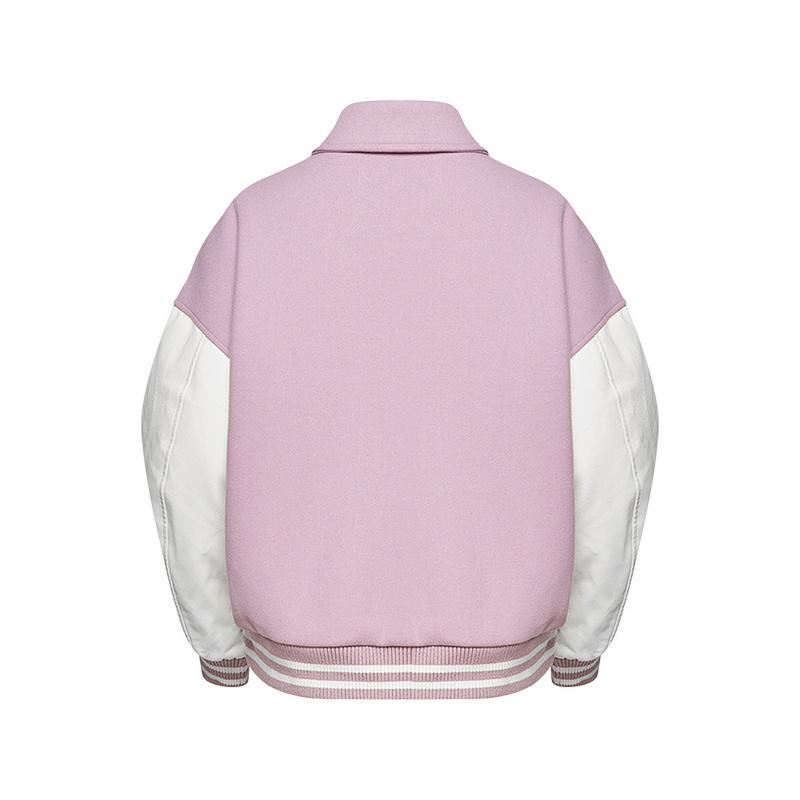 New Converse Puffer Jacket Women's Pink 10027242-A04