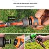 Orange ABS Plastic 4-Point Water Pipe Quick Connector Gun Accessories