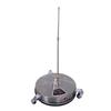 15 Inch Pressure Washer Surface Cleaner Stainless Steel Power Washer Accessory with 2 Extension Wand Quick Connect for