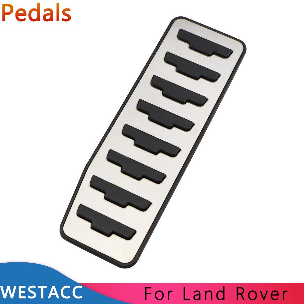 Pedale de mașină din oțel inoxidabil Pedală de sprijin pentru frână pe gaz pentru interior Land Rover Range Rover Evoque Discovery Sport