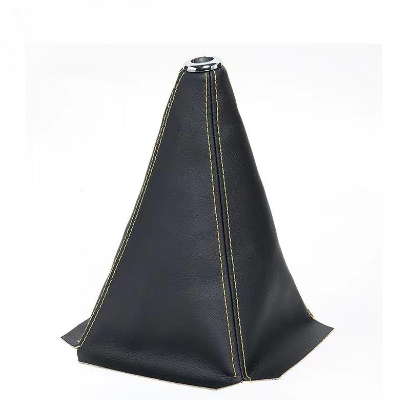 

Universal Car Shift Boot, 16mm Pu Leather & Suede Flocking Cover for Manual or Auto Transmission, Multiple Colors