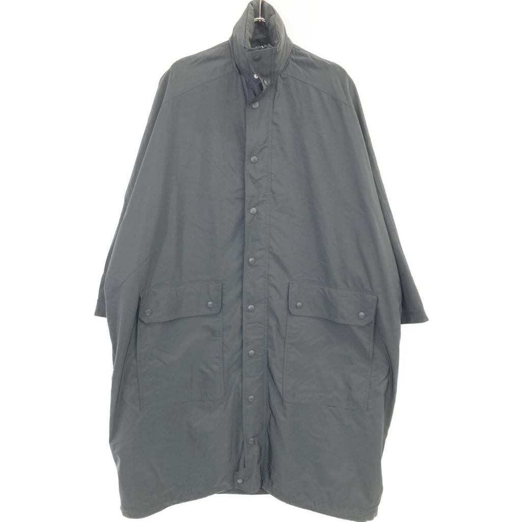 Balenciaga Black 518184 Back Logo Opera Raincoat Coat 34 blackUsed