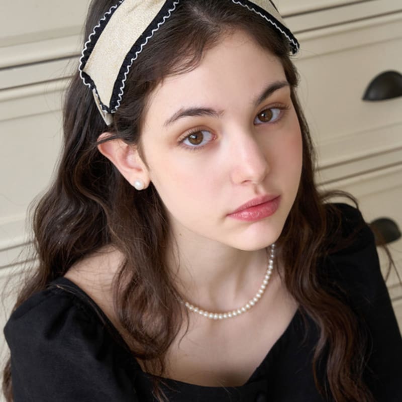 

Жан Поль Кларисс Заколка для волос Bella Pearl JP-23-245HB beige