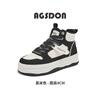 Augustus High-top Board Shoes Women's 2025 New Autumn and Winter Black and White Panda Shoes Platform Casual Sports Women's Shoes