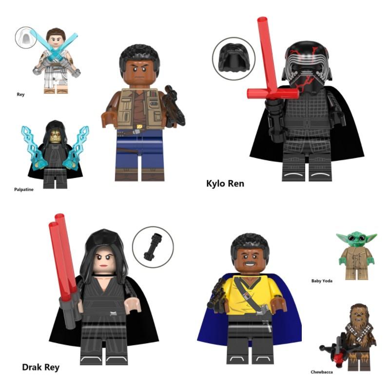 05kg Cartoon Character-free Wm6081 Set Of 8 Styles Wm887 Wm888 Wm889 Wm890 Wm891 Wm892 Wm893 Wm894 4.5cm Other Toys Yoda Baby Kf1298 Building Blocks