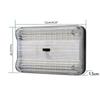 White Rectangular Car Dome Light Roof Ceiling Lamp Bulb 36SMD Interior Light