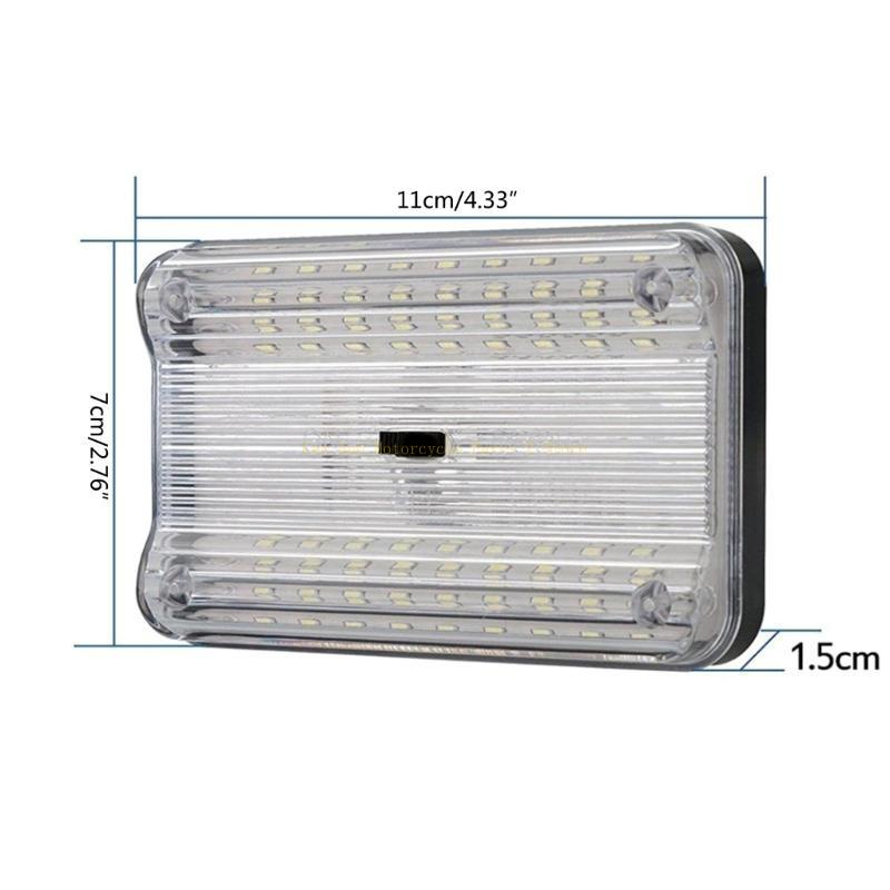White Rectangular Car Dome Light Roof Ceiling Lamp Bulb 36SMD Interior Light