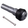 HRuizq Exhaust Pipe Slider Muffler Slider Aluminum For Suzuki GSX250R DL250 GW250 V-Strom250 HAYABUSA GSXR1300 (Gray)
