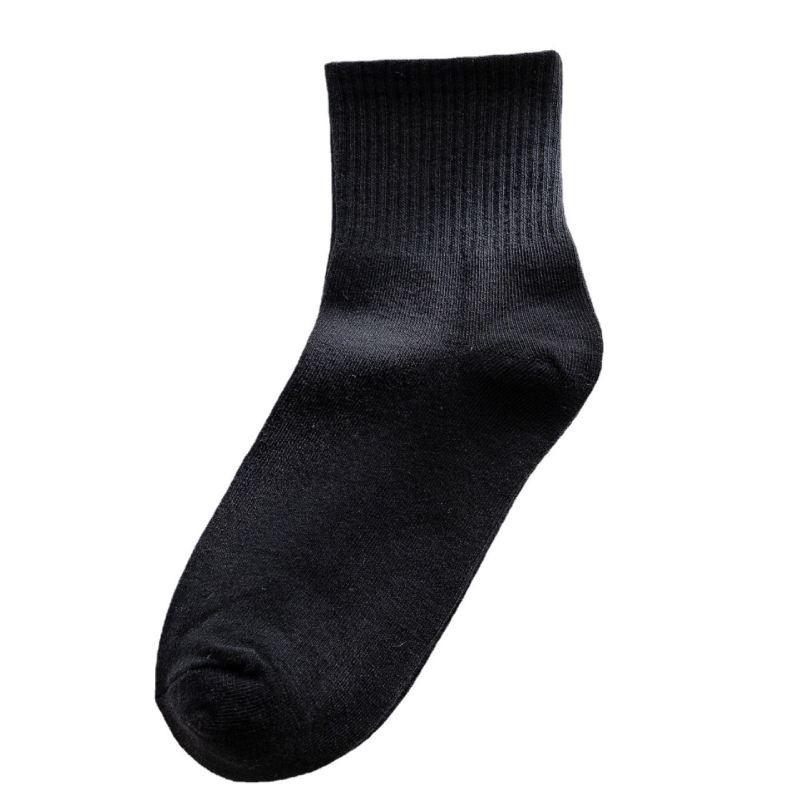 Superior Quality Men's Cotton Socks Moisture-wicking Anti-odor Crew Length