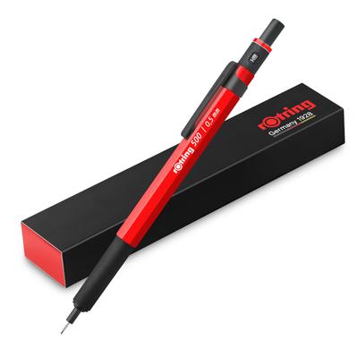 Rotring 500 Mechanical Shine 2218726 Pencil, 0.5mm, Red,