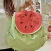 Schoolbag Summer Dopamine Contrast Color Girls Travel Shoulder Bag Girls Ins College Style Cute Fruit Ultra Light Backpack