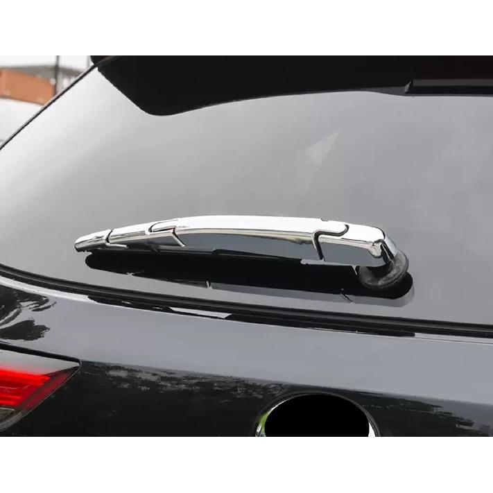 Car Accessories Fit for Toyota Highlander 2020 2021 2022 2023 2024 2025 Rear Window Wiper Cover Trim (Glossy Chrome Style) ABS 4PCS