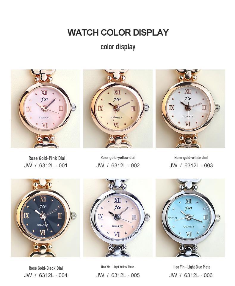 Women's Elegant Fashion Quartz Steel Band Bracelet Watch