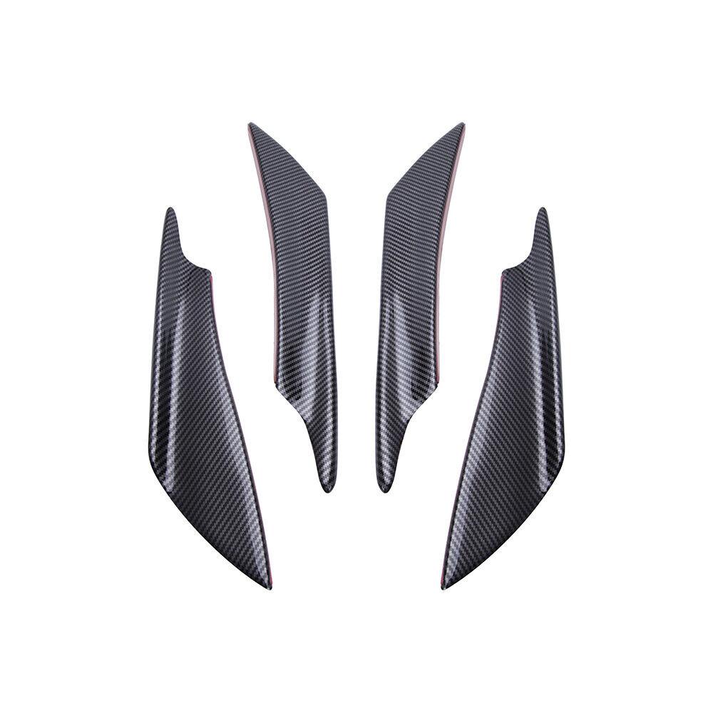 LAICY 4PCS Car Front Bumper Canard Splitter Lip Diffuser Splitter Scratch Protector Guard Cover for Subaru WRX STI 2013-2020