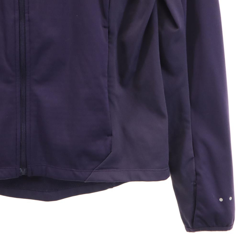 Nike Running Long Sleeve Zip Hoodie M Purple SHIELD Women Used