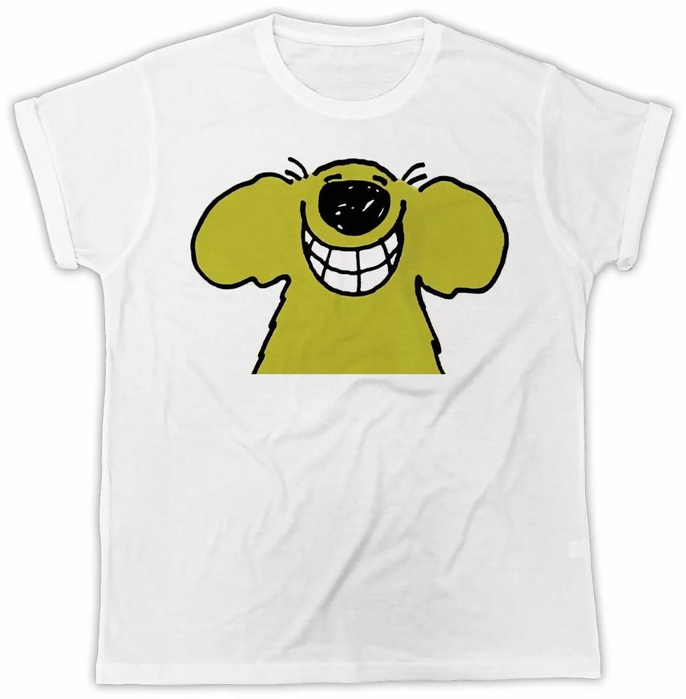 

ROOBARB SMILES T-Shirt Retro Cool Gift Tee Funny Cartoon TV UK Unisex T-Shirt XXXL