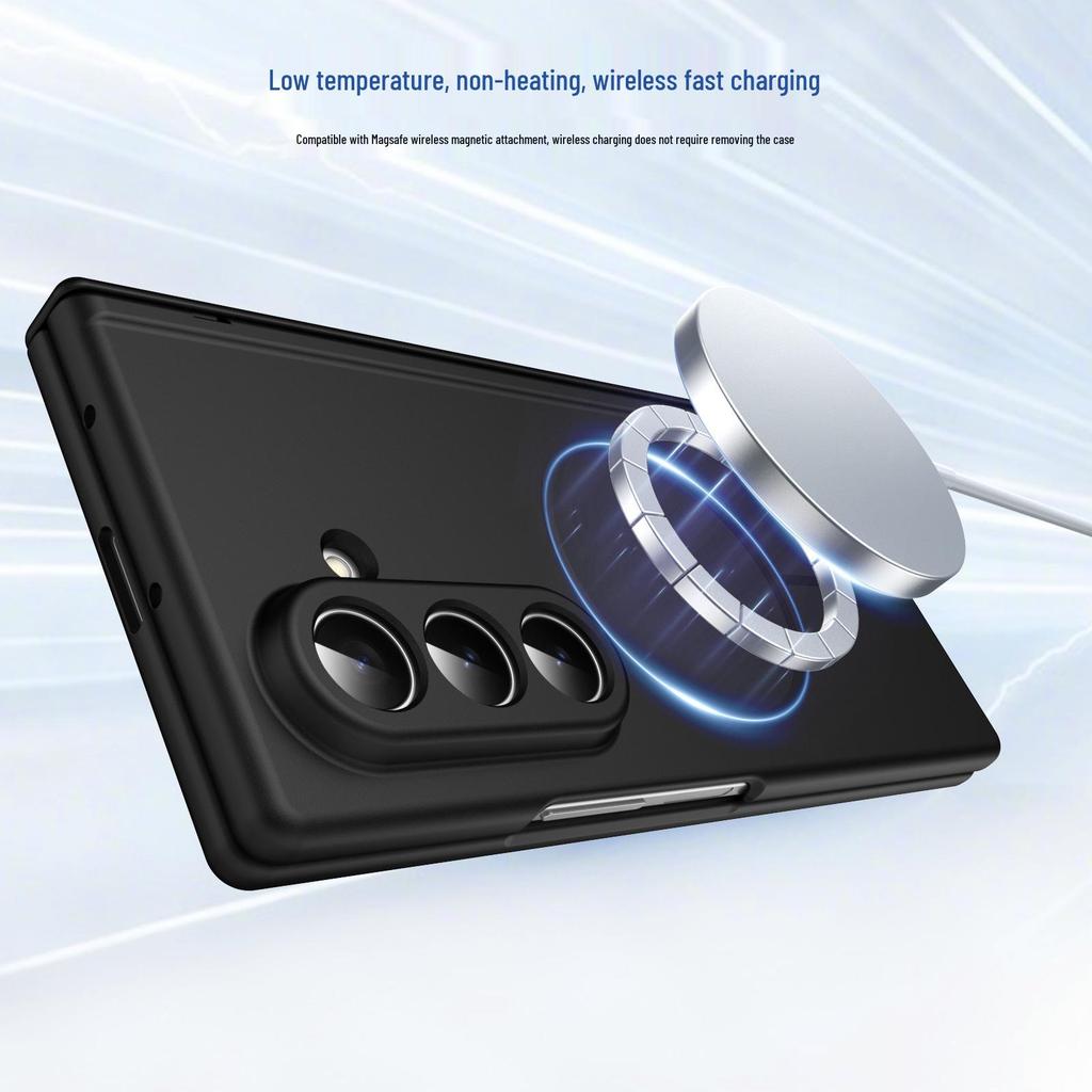 Samsung Z Fold7 Magnetic Wireless Charging Case with Hinge Protection