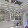 Luxury French Crystal LED Ceiling Light Energy Saving Indoor Lighting Fixture for Living Dining Room Bedroom Loft Home Decor