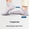 Unisex Summer Low-Cut Compression Socks: Breathable, Anti-Slip, Disposable (6 Pairs, White)