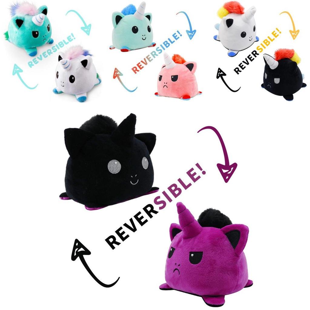 Adorable Reversible Flip Unicorn Plush Stuffed Toy Soft Animal Ideal For Kids