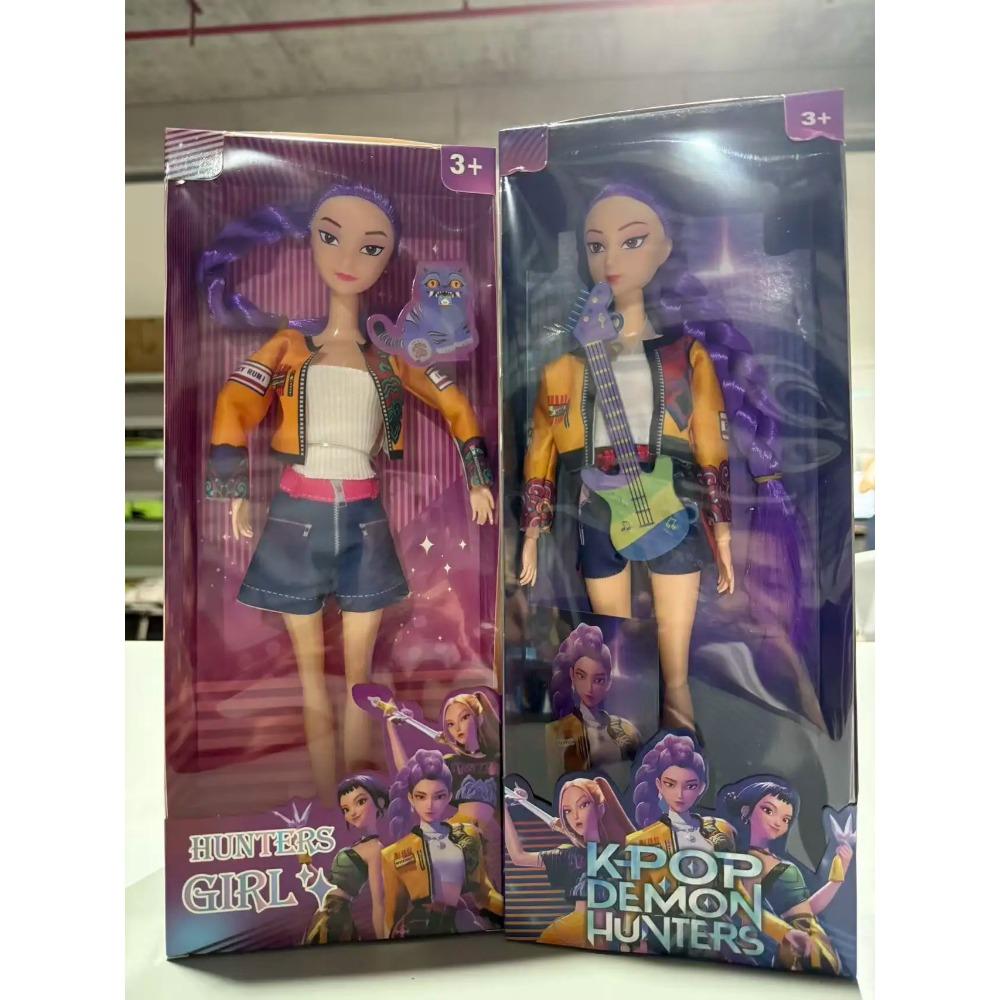 Bebek Oyuncakları Kpop İblis Avcıları Aksiyon Figürü Oyuncak Rumi Mira Zoey Güzel Prenses Bebek Bebekler Plastik Kendin Yap Oyuncak Kızlar için