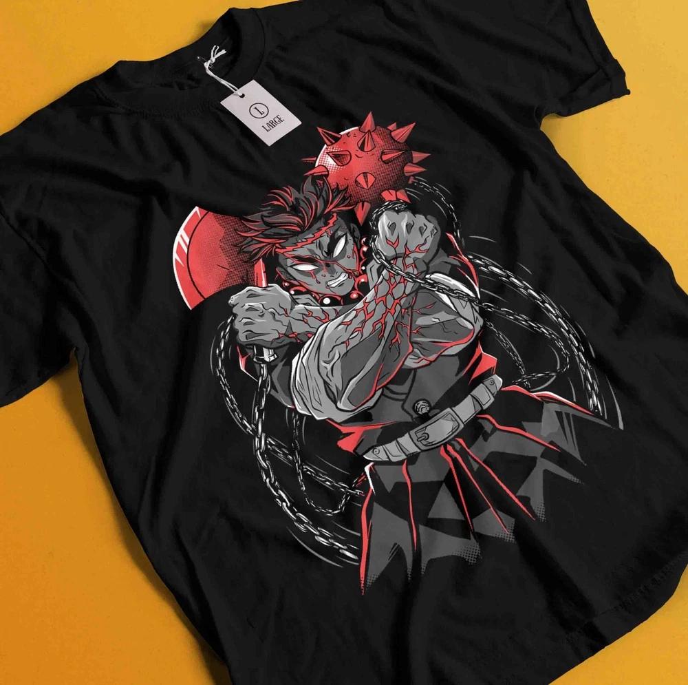 Demon Slayer Shirt Stone Hashira Tshirt Gyomei Himejima Tshirt Muzan Tanjiro 6 S
