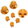 Gamepad Metal Buttons Aluminum Alloy DIY Replacement Game Controller Button Parts for Switch Pro Game Controller Gold