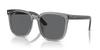 Sunglasses 0RB4401D TRANSPARENT GRAY 55 [Ray-Ban]