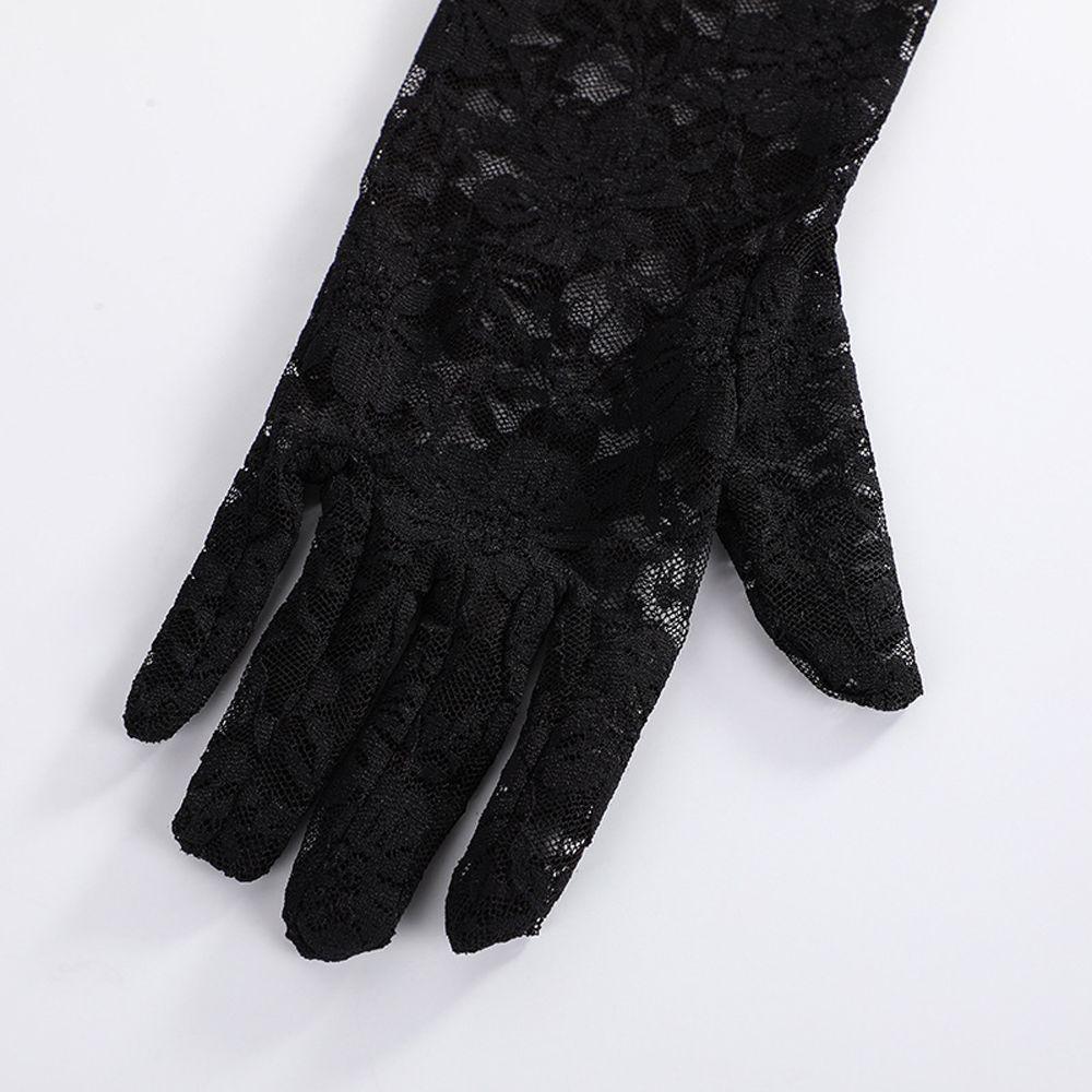 Summer Sunscreen Party Flower Cycling Wedding Arm Warmers Long Mittens Lace Gloves Women's Gloves
